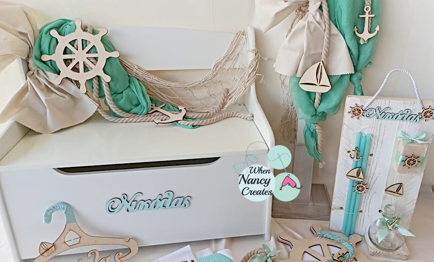 Πακέτο βάφτισης με θέμα ναυτικό