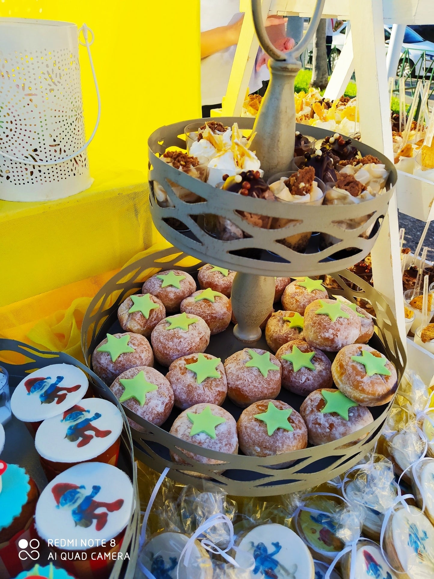 Candy bar 100 ατόμων με θέμα Στρουμφάκια