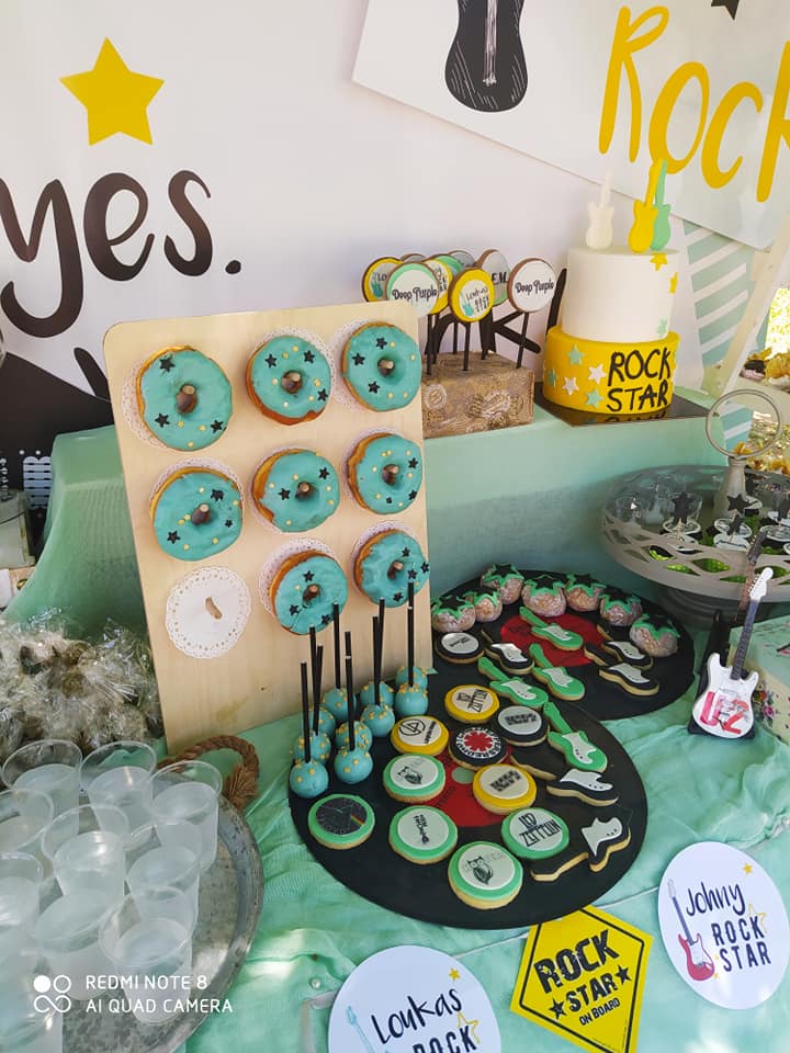 Candy bar 100 ατόμων με θέμα Μουσική