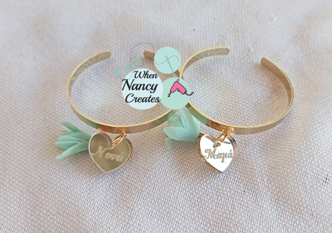 Μαρτυρικό βραχιόλι νονά και μαμά