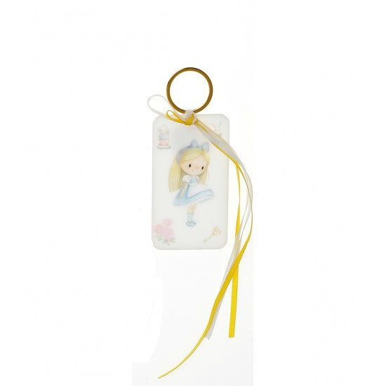 Μπομπονιέρα μπρελόκ με εκτυπωμένο πλέξιγκλας σχέδιο Αλίκη στη χώρα των θαυμάτων Model:Λ-17