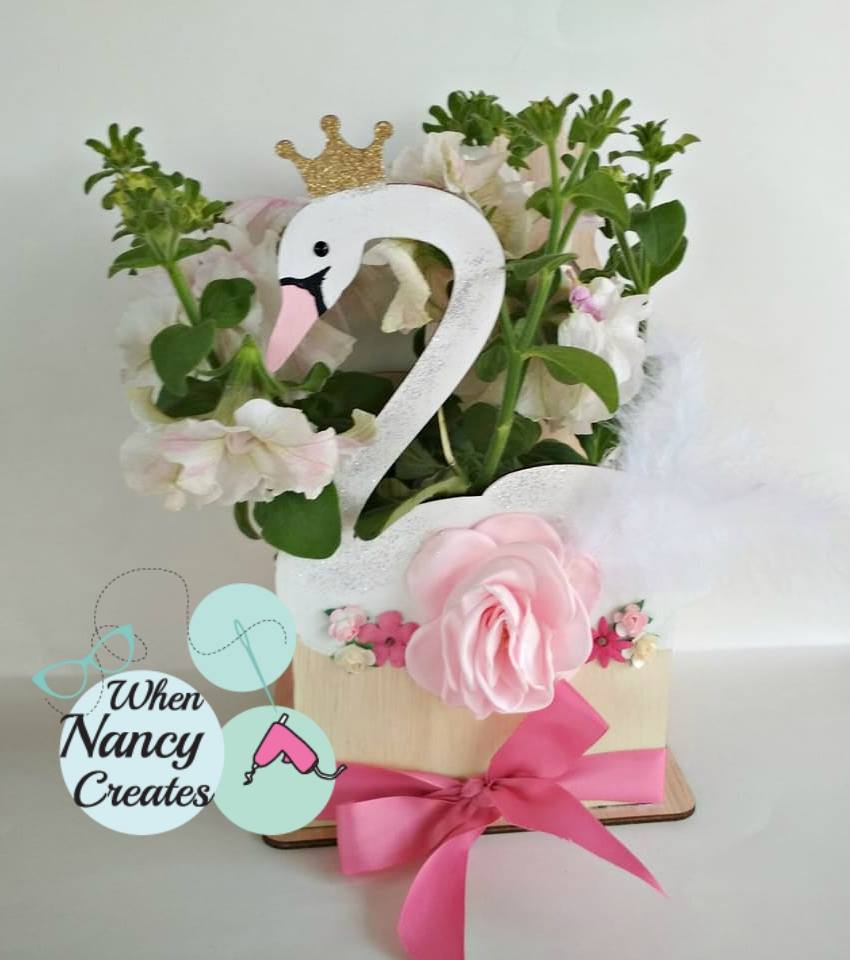 Center pieces κύκνος για στολισμό τραπεζιών
