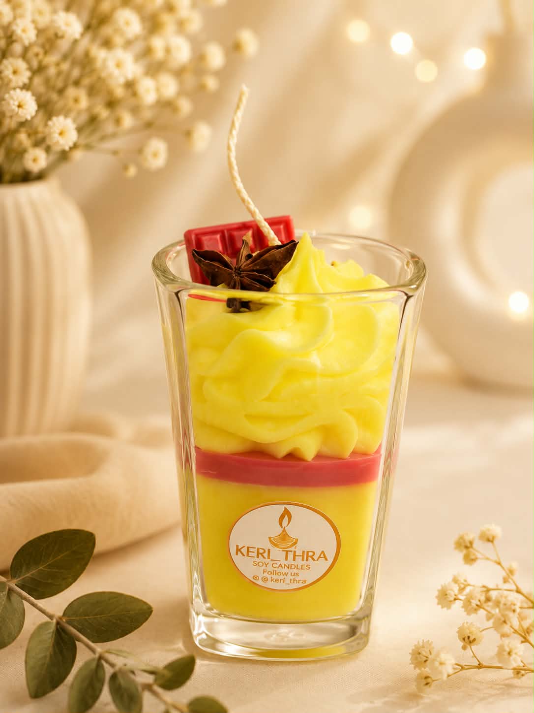 Χειροποίητο Κερί Σόγιας Banana – 220g