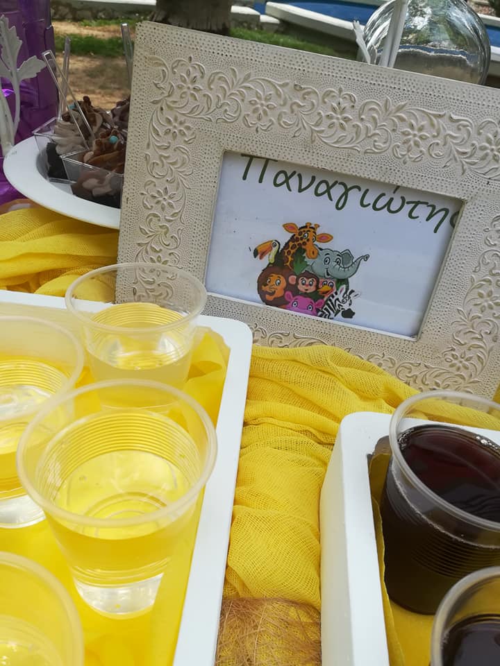 Candy bar 100 ατόμων με θέμα Ζωάκια της ζούγκλας