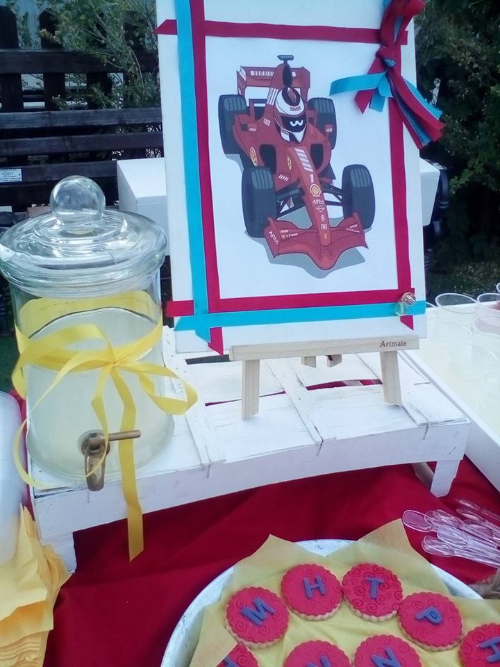 Candy bar 100 ατόμων με θέμα Formula 1