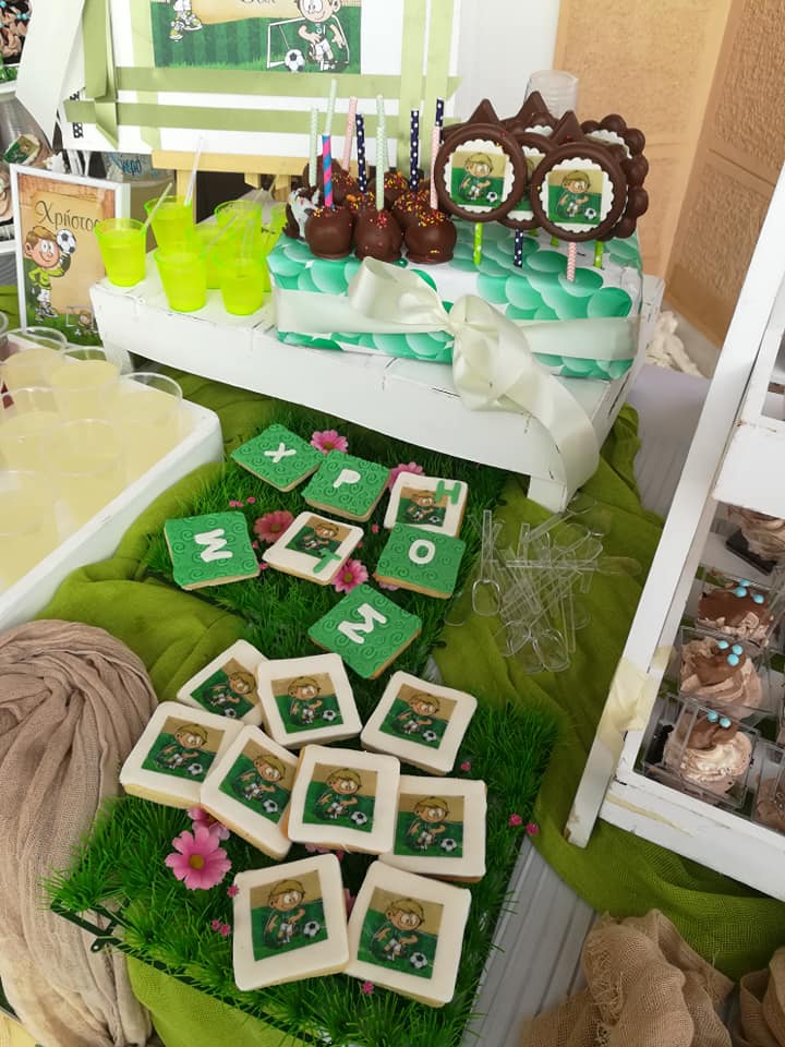 Candy bar 100 ατόμων με θέμα Ποδόσφαιρο