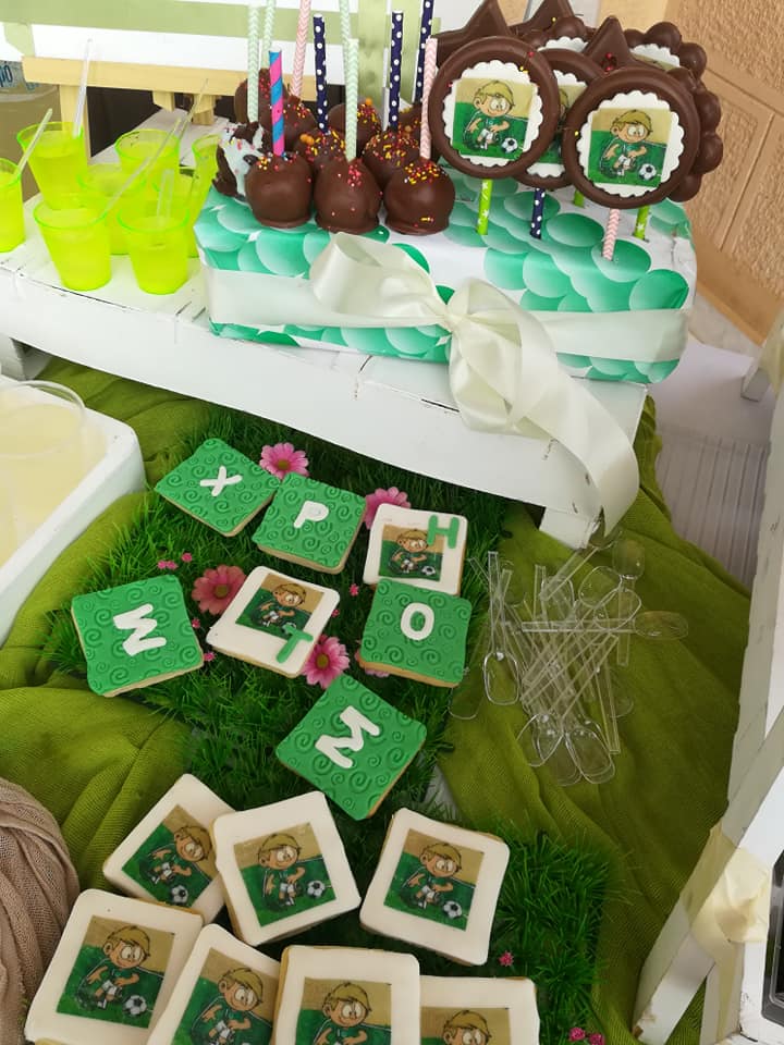 Candy bar 100 ατόμων με θέμα Ποδόσφαιρο