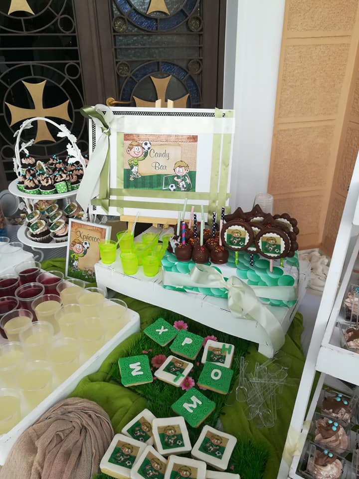 Candy bar 100 ατόμων με θέμα Ποδόσφαιρο