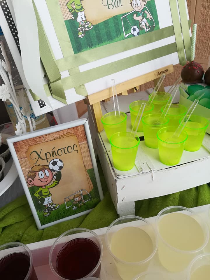Candy bar 100 ατόμων με θέμα Ποδόσφαιρο