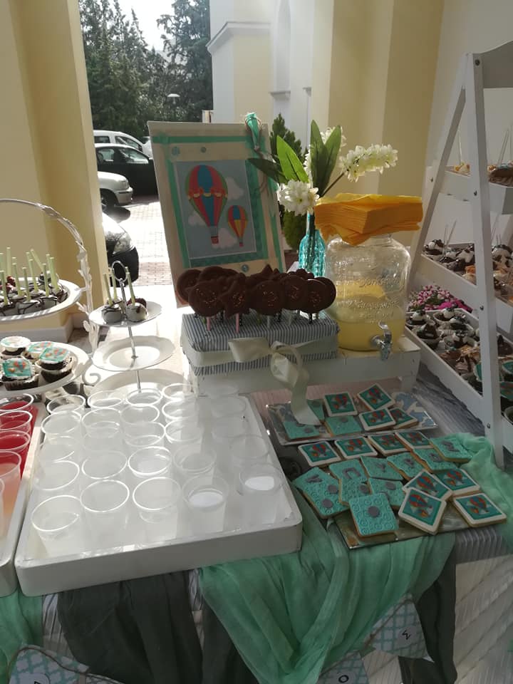 Candy bar 100 ατόμων με θέμα Αερόστατο