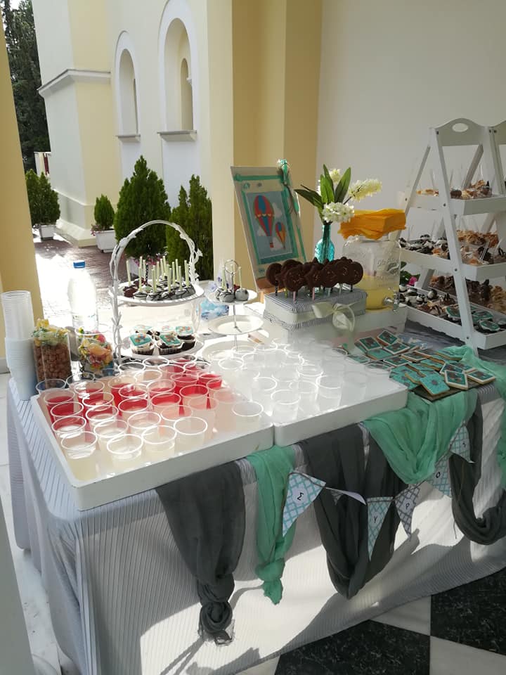 Candy bar 100 ατόμων με θέμα Αερόστατο