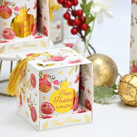 Κερί χριστουγεννιάτικο ρόδι 180γρ