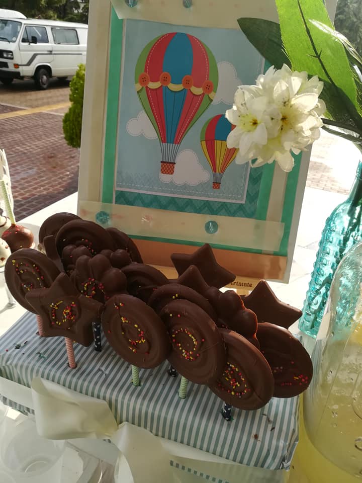 Candy bar 100 ατόμων με θέμα Αερόστατο