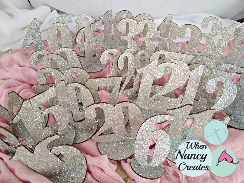 Center pieces για αρίθμηση τραπεζιών