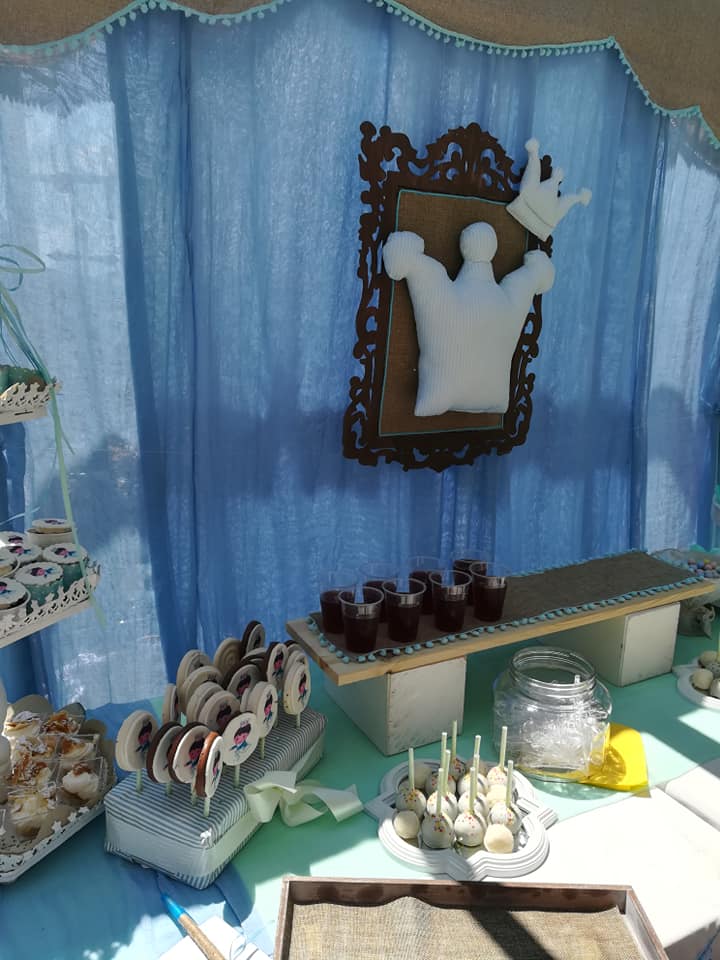 Candy bar 100 ατόμων με θέμα Πρίγκιπας