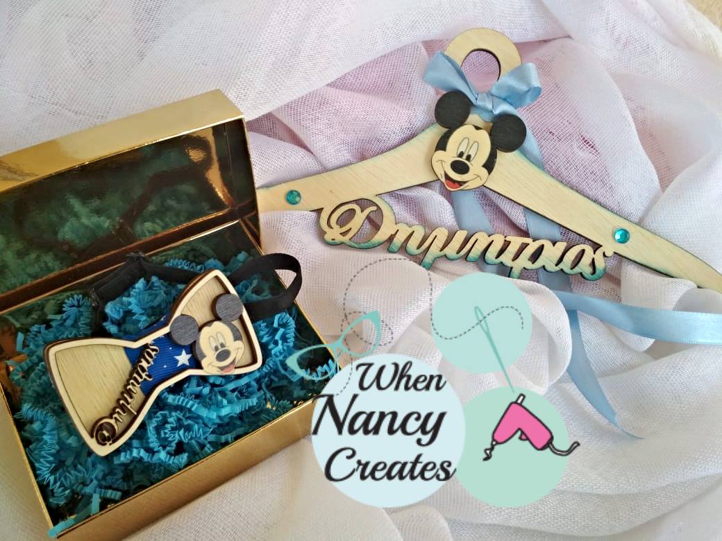 Παιδικό παπιγιόν με θέμα Mickey mouse