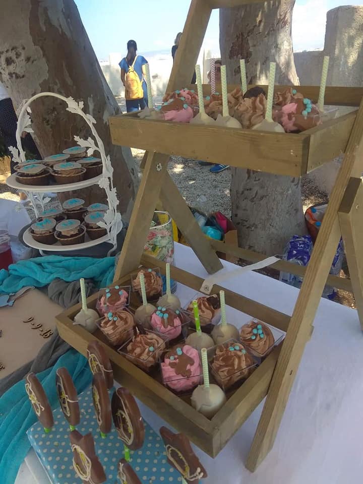 Candy bar 100 ατόμων με θέμα Φαλαινάκι