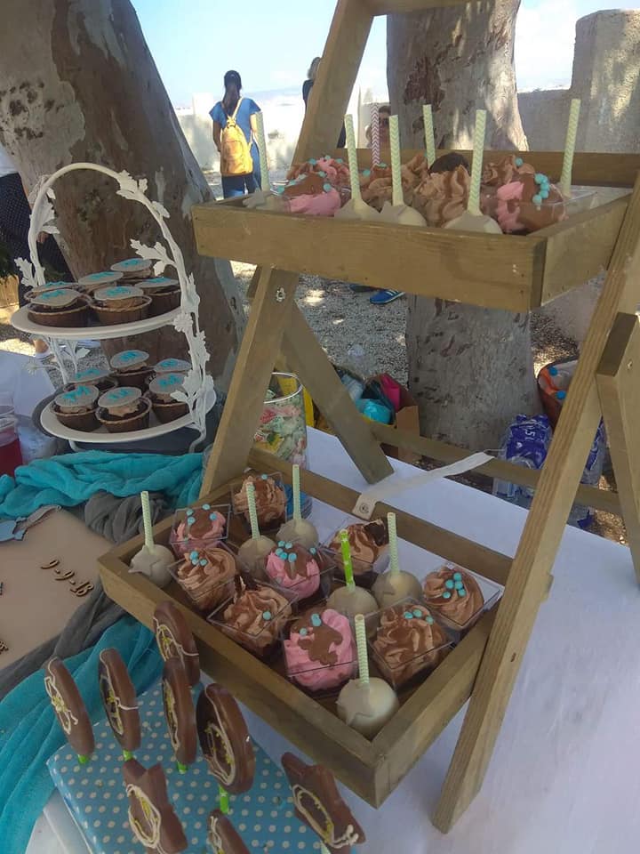 Candy bar 100 ατόμων με θέμα Φαλαινάκι
