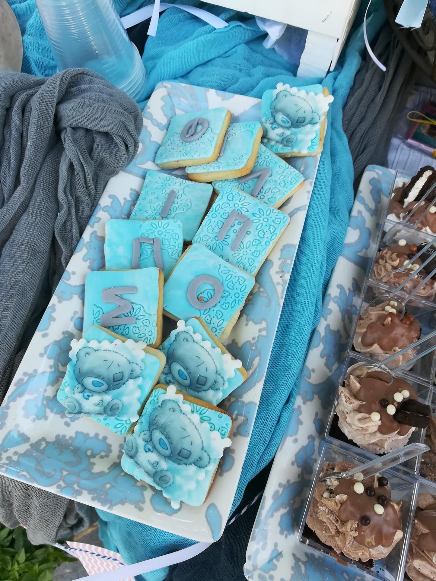 Candy bar 100 ατόμων με θέμα Αρκουδάκι