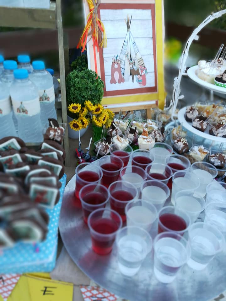 Candy bar 100 ατόμων με θέμα Ζωάκια του δάσους