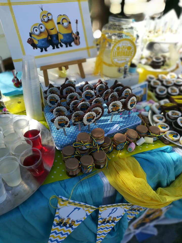 Candy bar 100 ατόμων με θέμα Minions