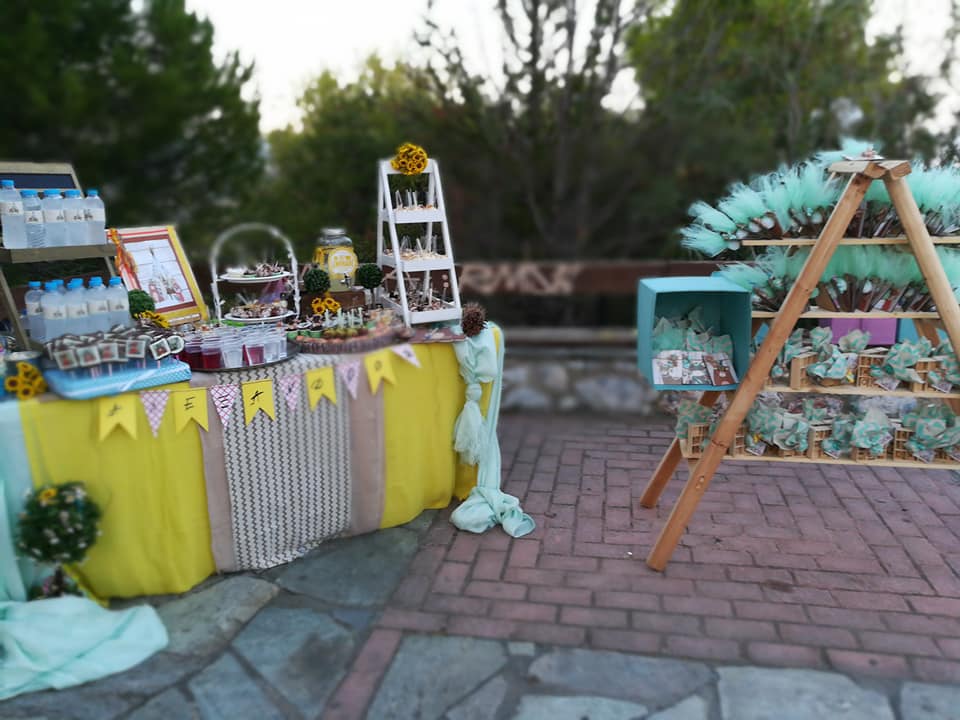 Candy bar 100 ατόμων με θέμα Ζωάκια του δάσους