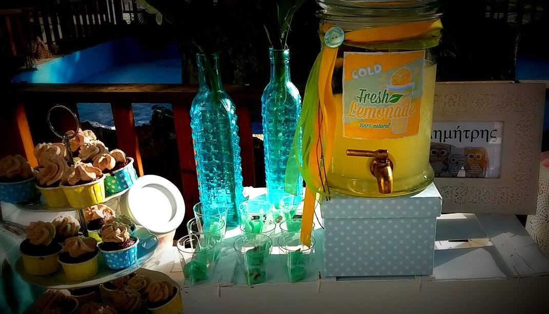 Candy bar 100 ατόμων με θέμα κουκουβάγια