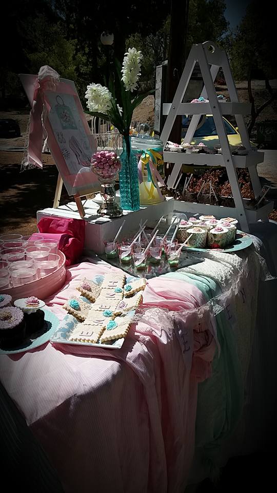 Candy bar 100 ατόμων με θέμα Γοβάκι