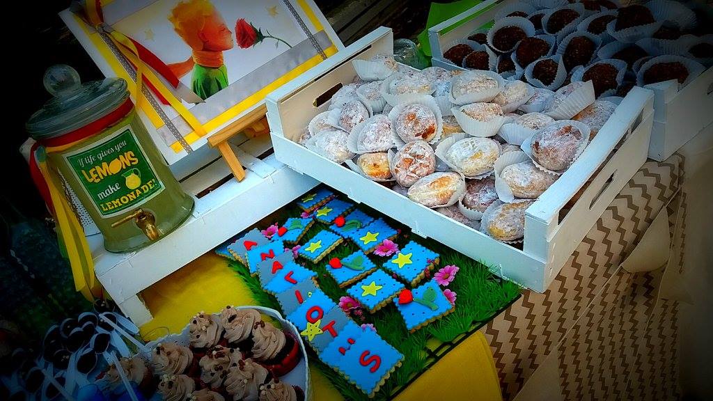 Candy bar 100 ατόμων με θέμα Μικρός πρίγκιπας
