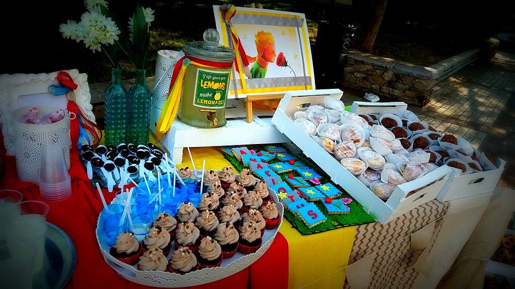 Candy bar 100 ατόμων με θέμα Μικρός πρίγκιπας