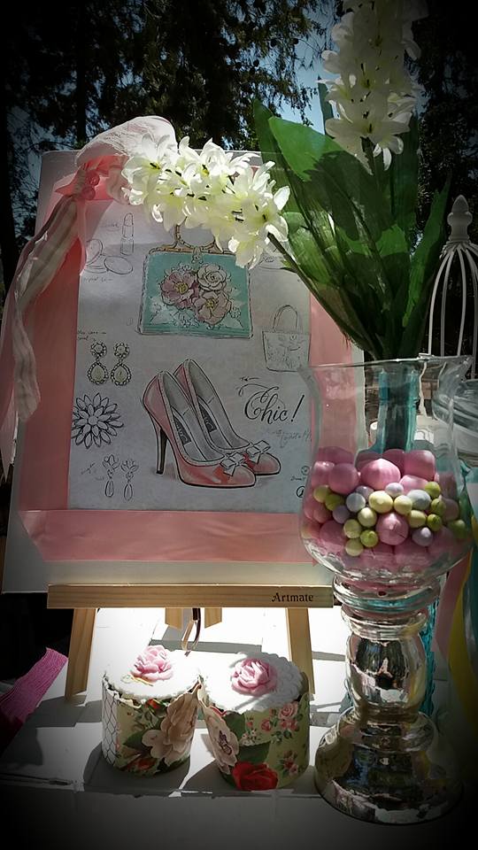Candy bar 100 ατόμων με θέμα Γοβάκι