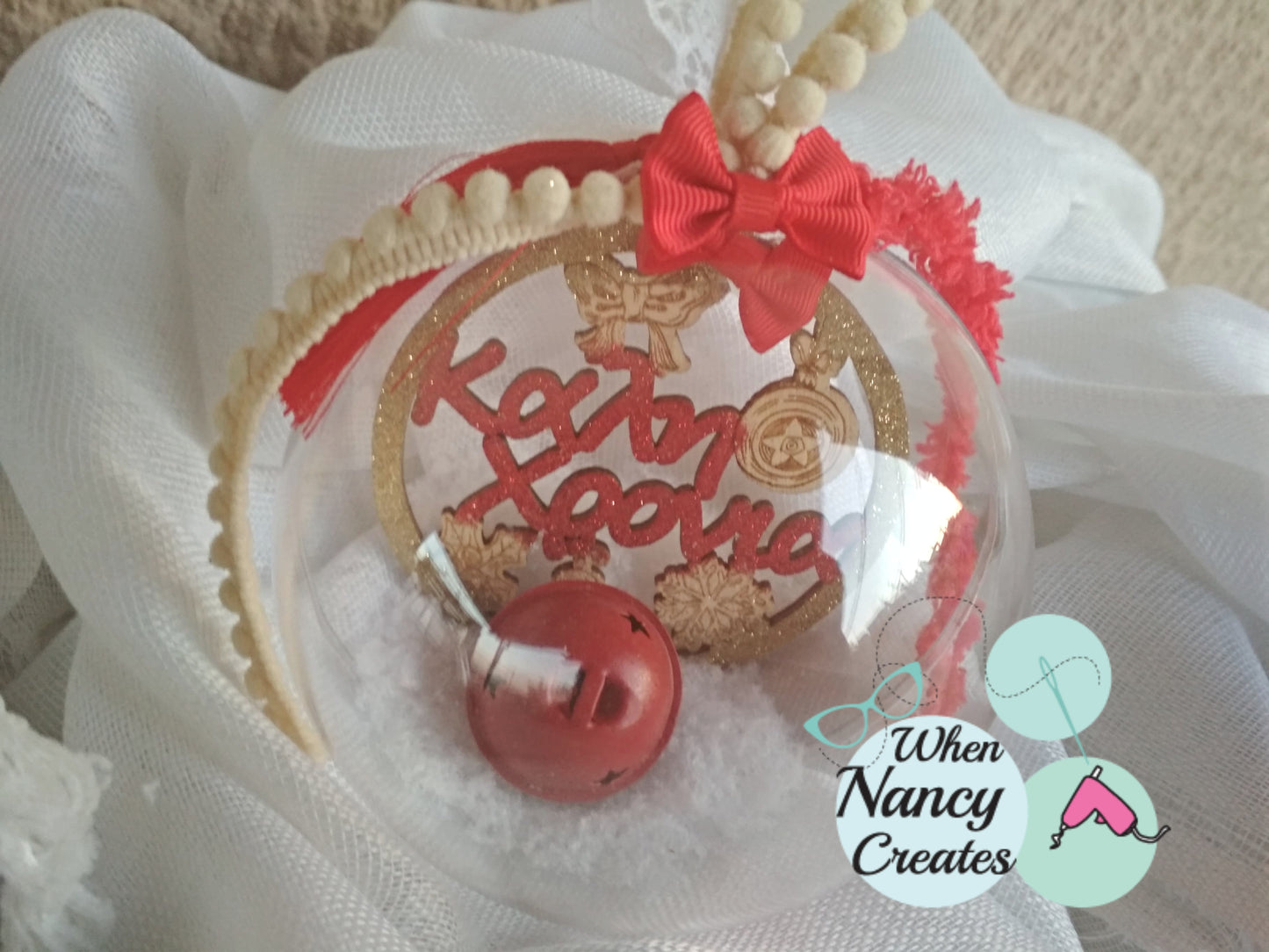 Μπάλα για το Χριστουγεννιάτικο δέντρο Καλή Χρονιά