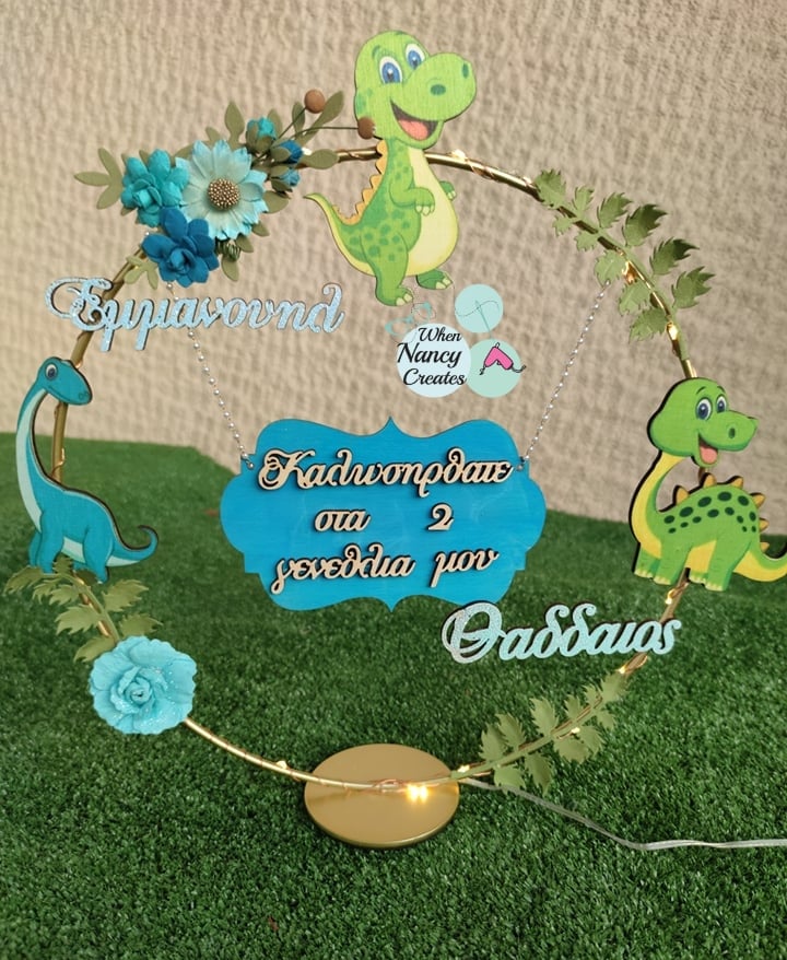 Φωτιζόμενο στεφάνι με θέμα για πάρτι