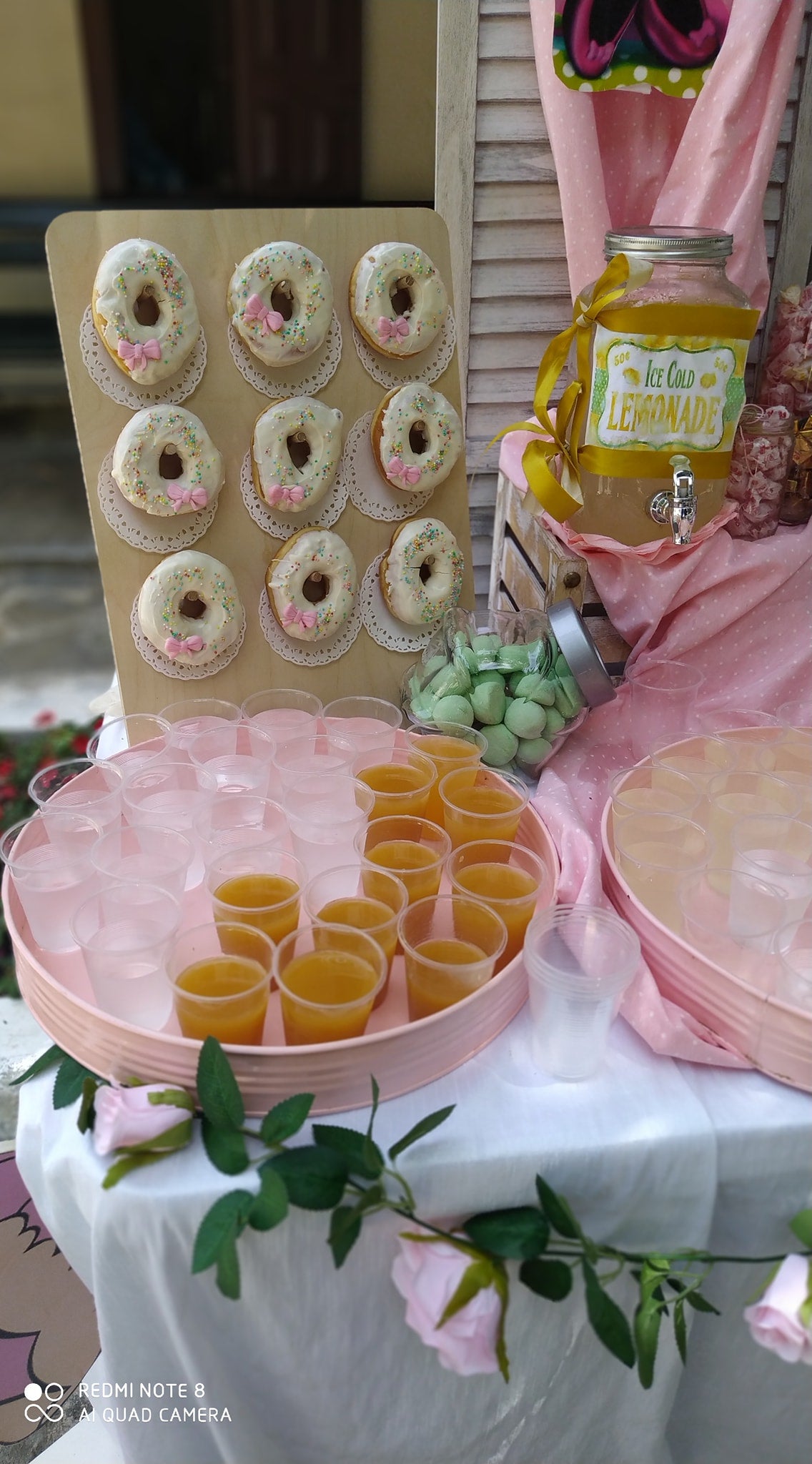 Candy bar 100 ατόμων με θέμα Minnie mouse