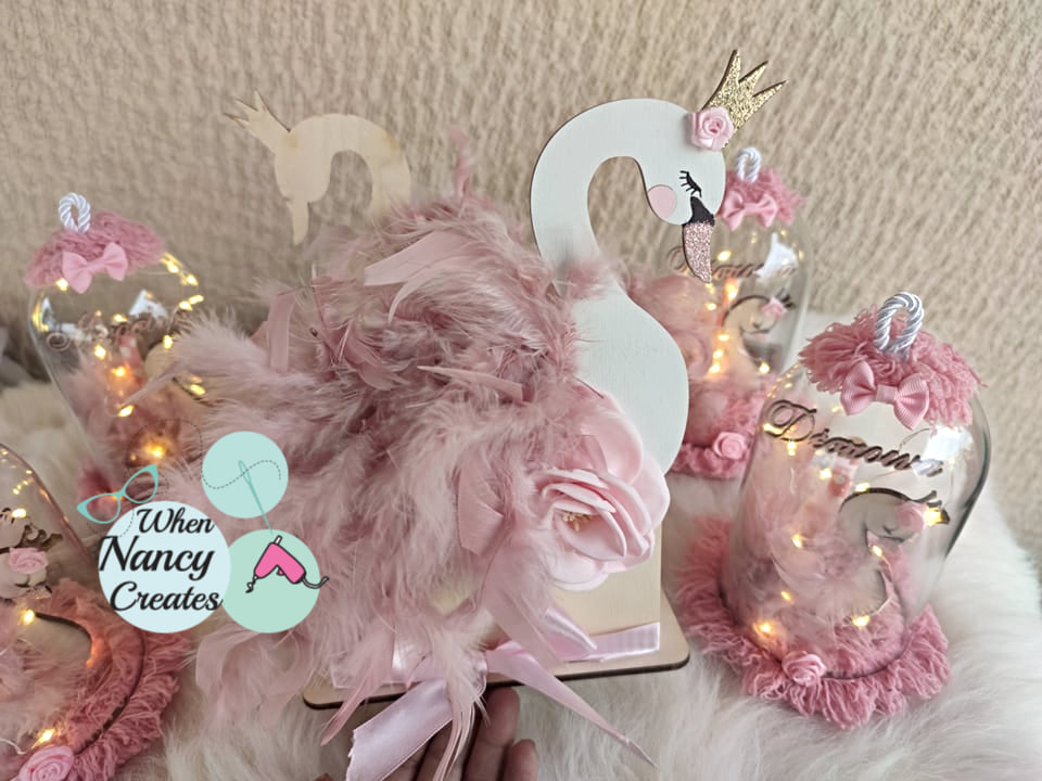 Center pieces κύκνος για στολισμό τραπεζιών