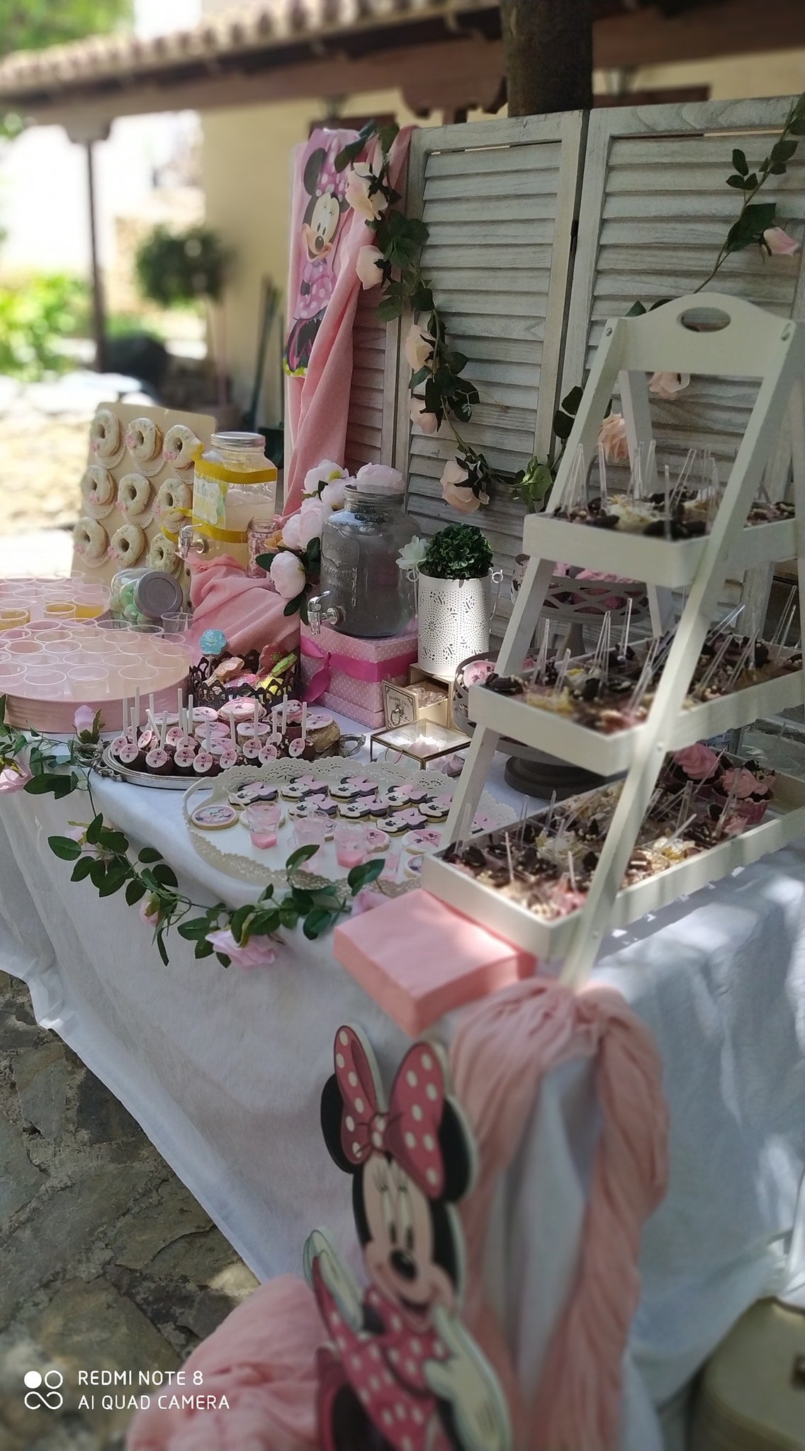 Candy bar 100 ατόμων με θέμα Minnie mouse
