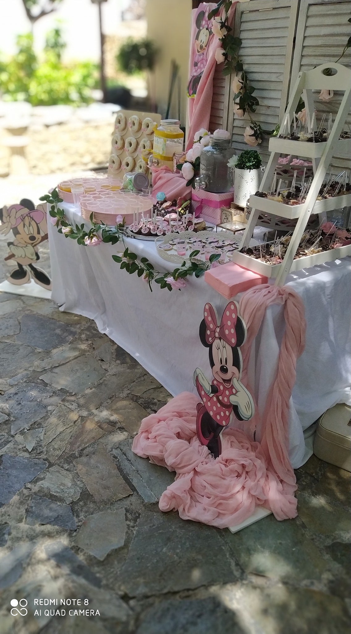 Candy bar 100 ατόμων με θέμα Minnie mouse