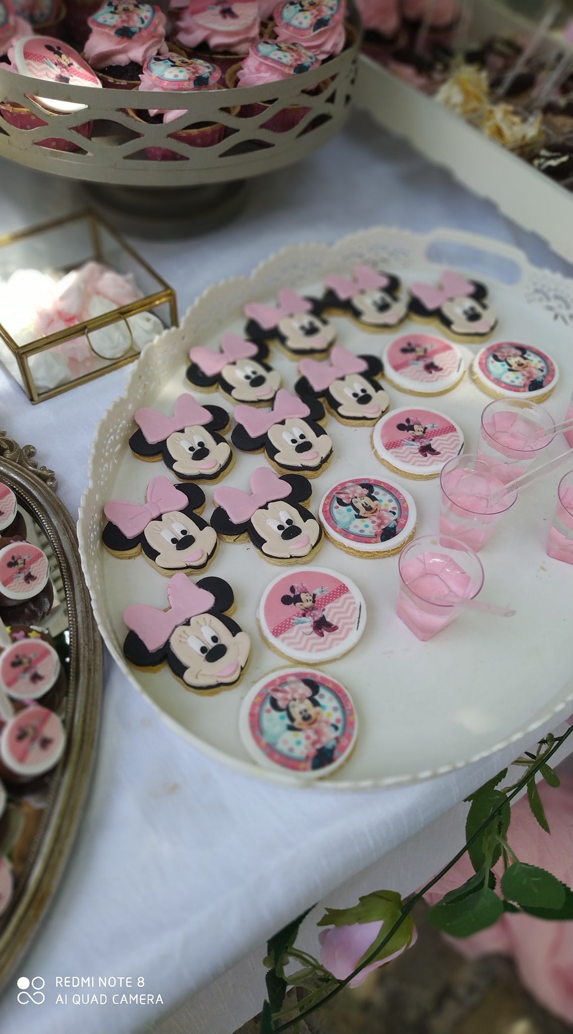 Candy bar 100 ατόμων με θέμα Minnie mouse