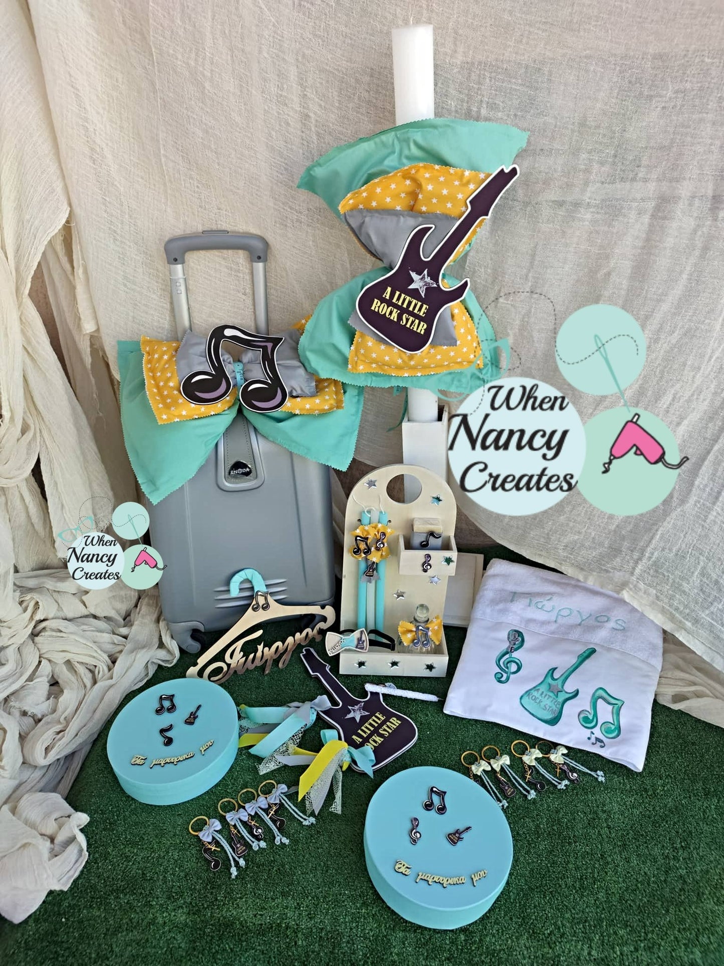 Πακέτο βάφτισης με θέμα μουσική