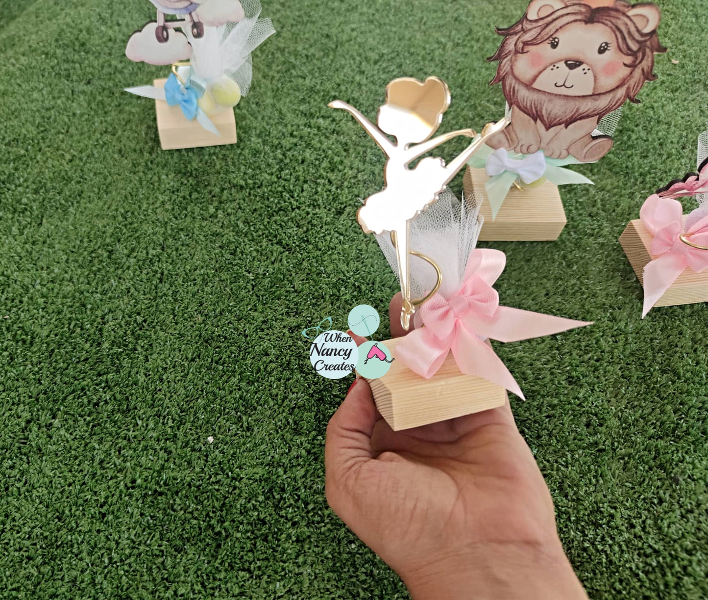 Χειροποίητη μπομπονιέρα με θέμα μπαλαρίνα