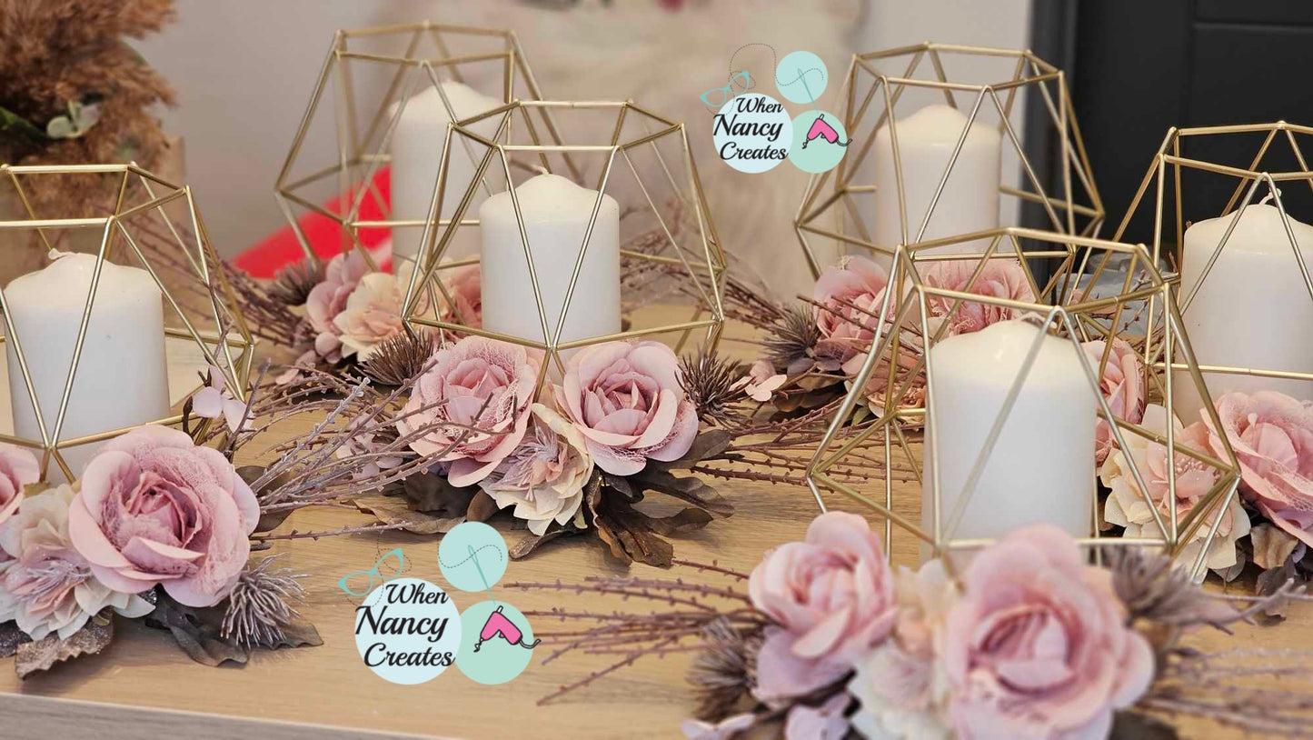 Center pieces για στολισμό τραπεζιών