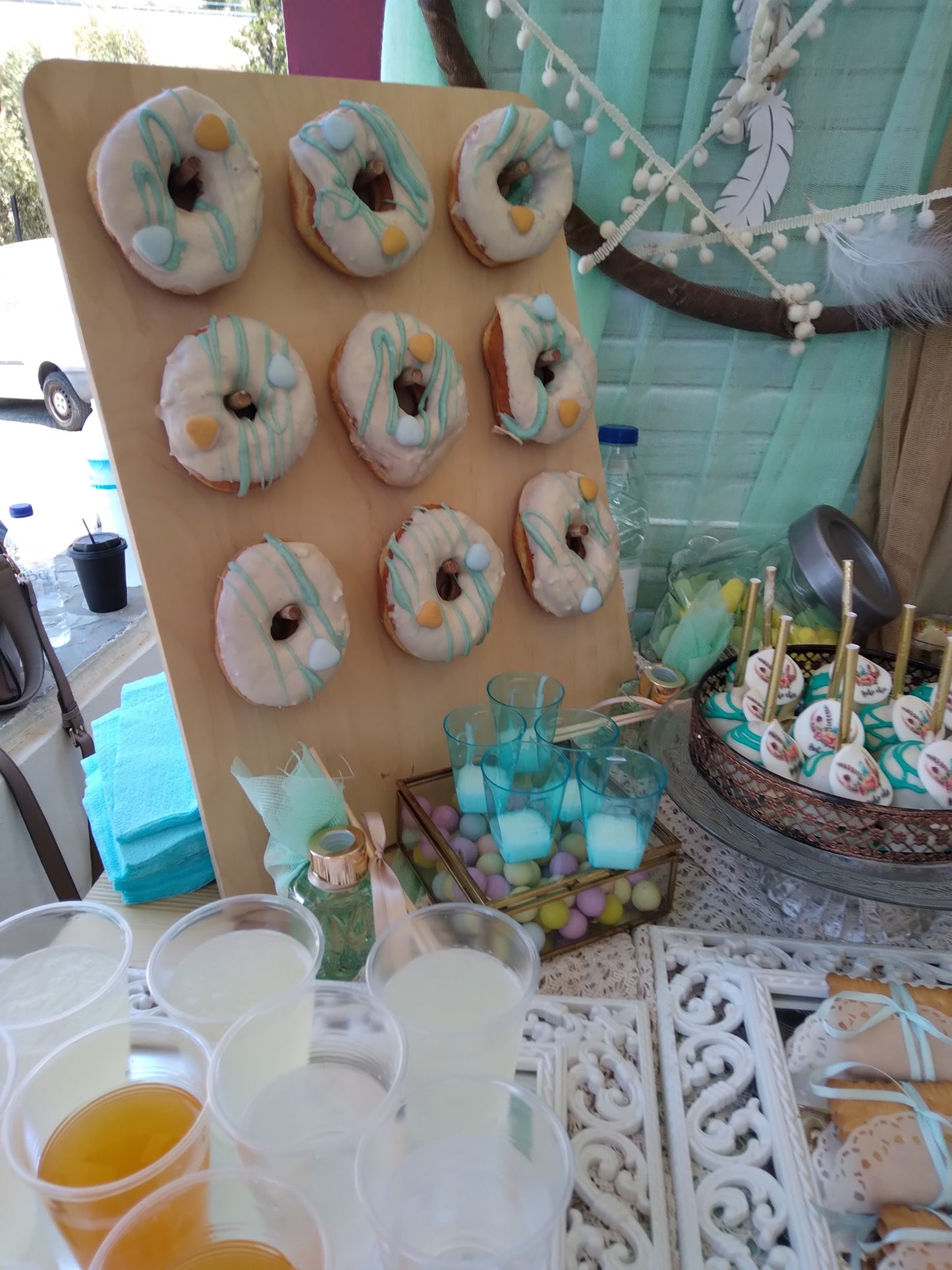 Candy bar 100 ατόμων με θέμα Boho ονειροπαγίδα