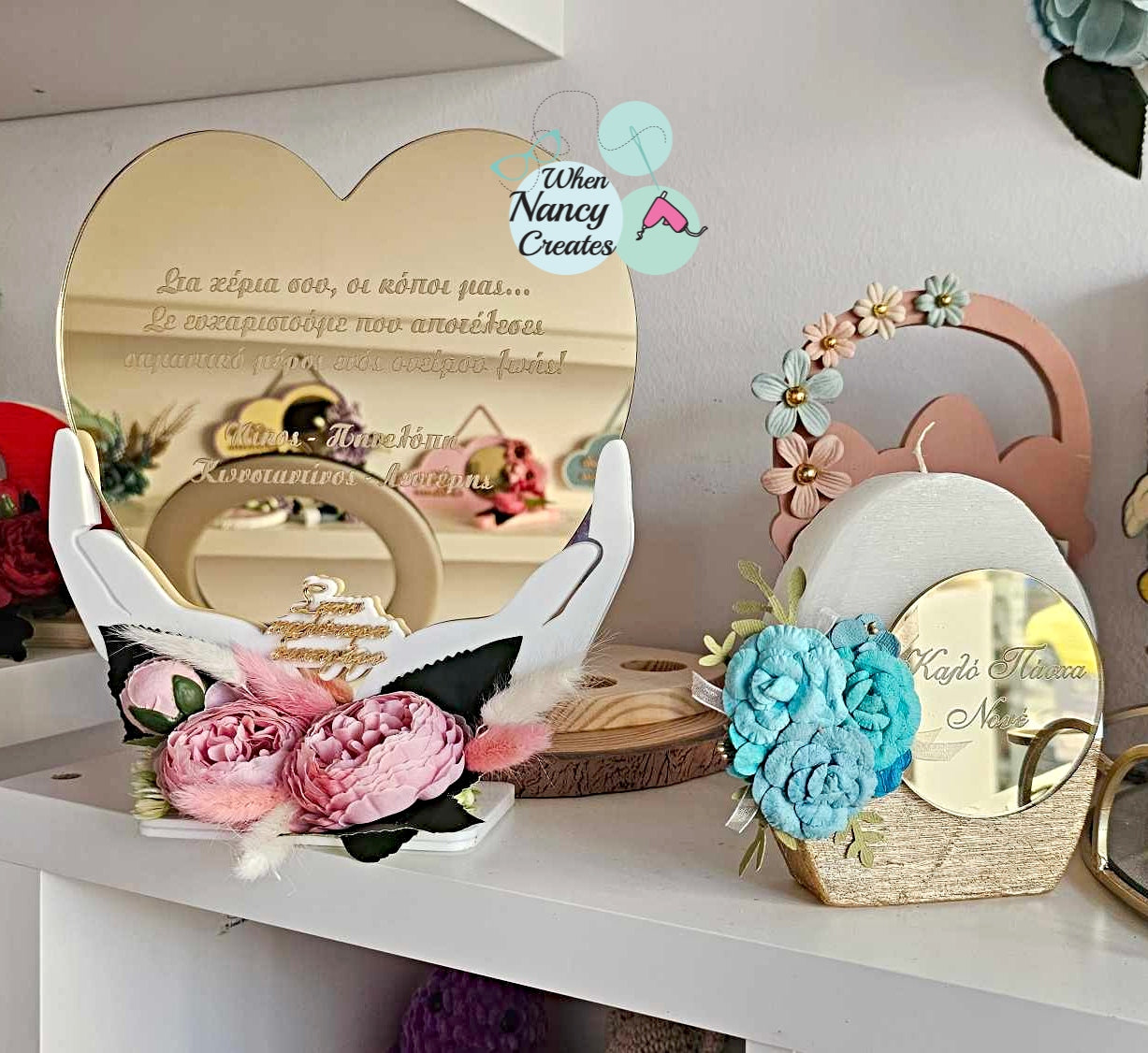 Καρδιά plexiglass με αφιέρωση για την γυναικολόγο