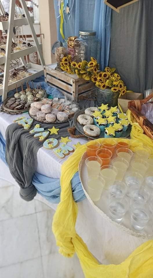 Candy bar 100 ατόμων με θέμα Αστέρι