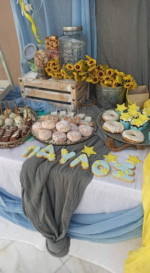 Candy bar 100 ατόμων με θέμα Αστέρι