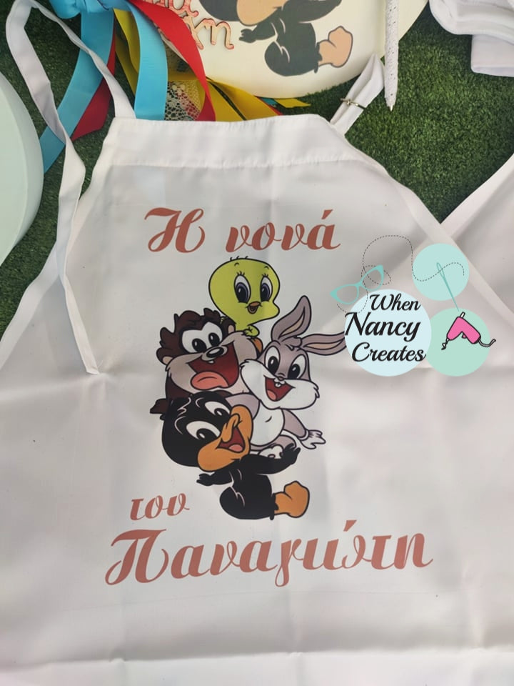 Ποδιά με θέμα baby looney tunes