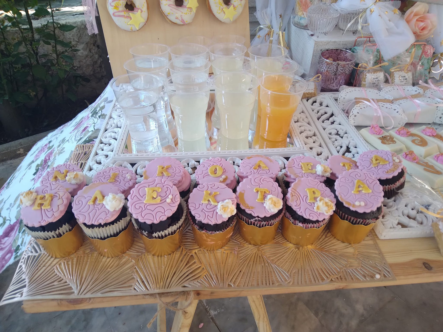 Candy bar 100 ατόμων με θέμα Twinkle star