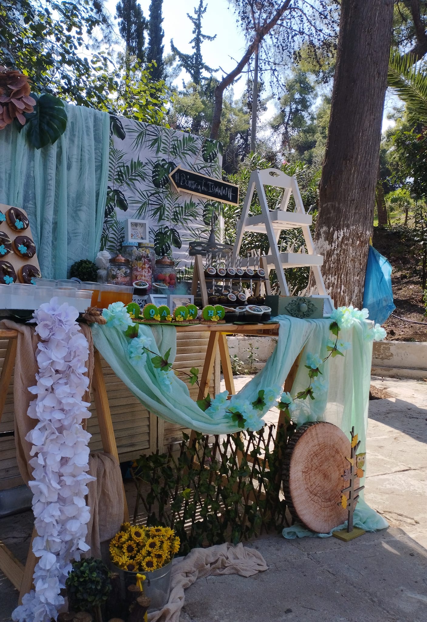Candy bar 100 ατόμων με θέμα Jungle