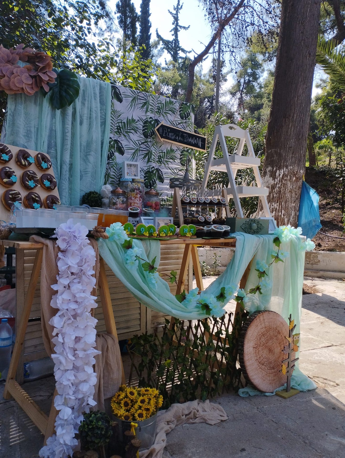 Candy bar 100 ατόμων με θέμα Jungle