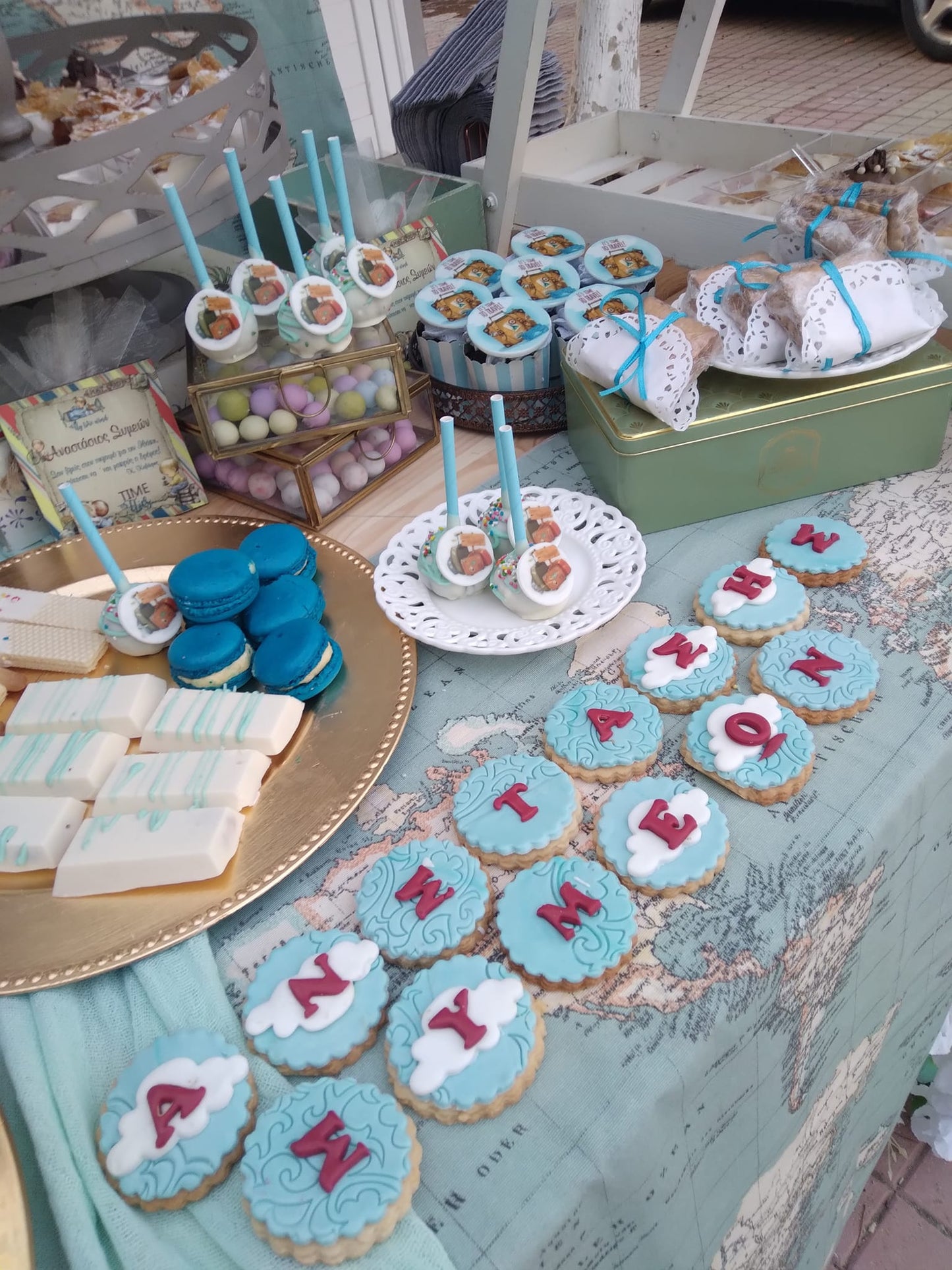 Candy bar 100 ατόμων με θέμα Ταξίδια